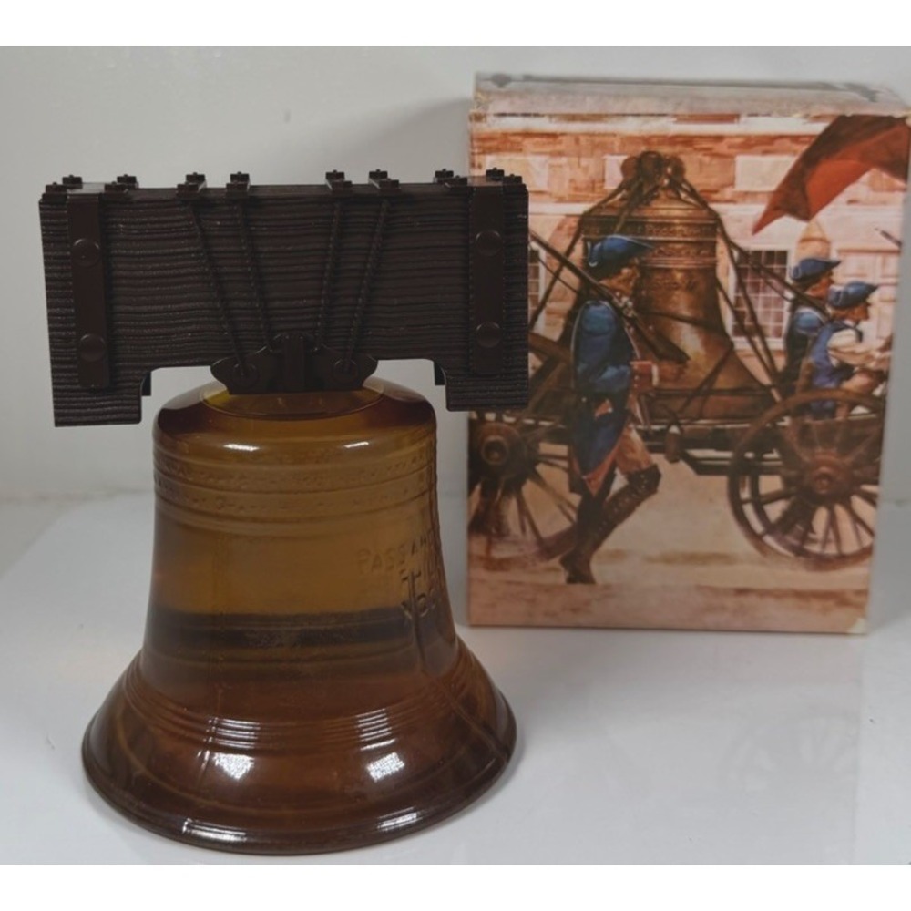 Vintage Avon 70's Liberty Bell Oland Cologne Decanter Collectible, NIB